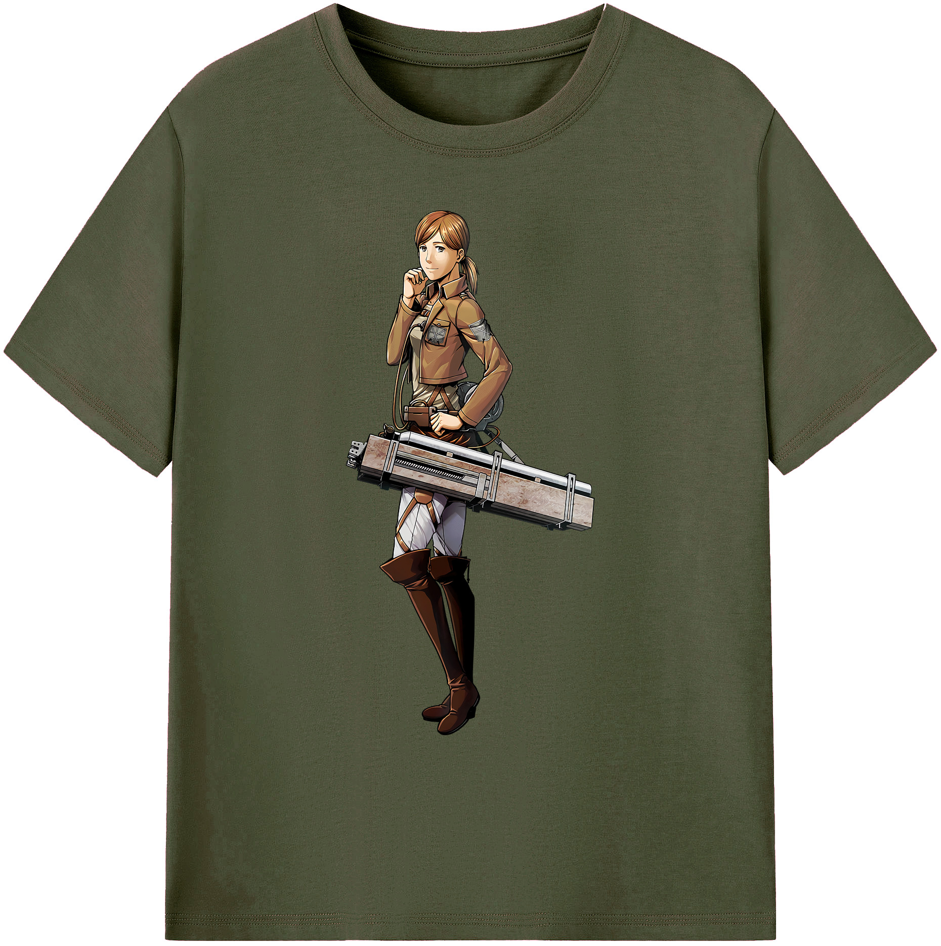 （画像用） 進撃の巨人 Attack on Titan 綿100％ メンズ半袖Tシャツ｜肌触りやわらか＆通気性